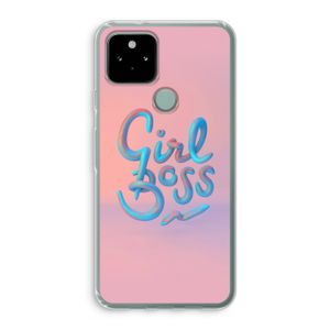 Girl boss: Google Pixel 5 Transparant Hoesje