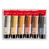 Amsterdam All Acrylics Amsterdam • standard series acrylic paint metallic set 6x20ml
