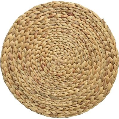 Placemat - gevlochten - D35 cm - naturel - rond - bohemian style - onderlegger