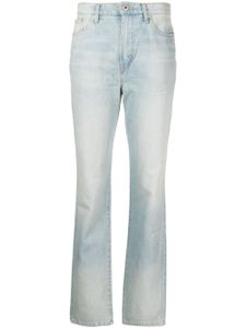 Kenzo jean droit Japanese à taille haute - Bleu