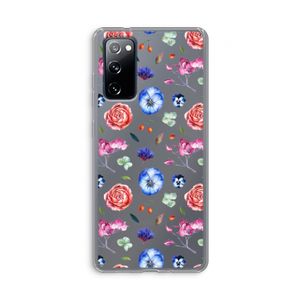 Bloemetjes: Samsung Galaxy S20 FE / S20 FE 5G Transparant Hoesje