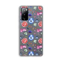 Bloemetjes: Samsung Galaxy S20 FE / S20 FE 5G Transparant Hoesje