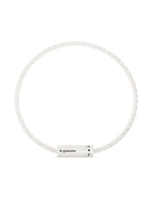 Le Gramme bracelet Le 9g à fini brossé - Argent