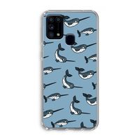 Narwhal: Samsung Galaxy M31 Transparant Hoesje