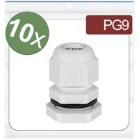 Quadrios 24CA392 Wartel PG9 Polyamide Grijs 10 stuk(s)
