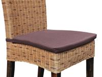 Eva - zitkussen - prairie brown - microvezel - 43x42 cm