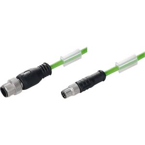 Weidmüller 1296791000 Sensor/actuator dataconnector, geassembleerd M12 Aantal polen (sensoren): 4 Stekker, recht 10.00 m 1 stuk(s)