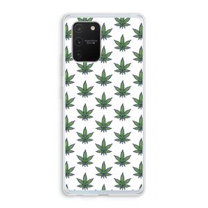 Weed: Samsung Galaxy S10 Lite Transparant Hoesje