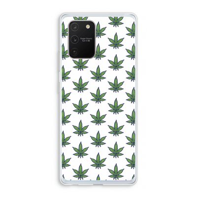 Weed: Samsung Galaxy S10 Lite Transparant Hoesje