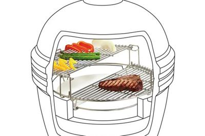 Fonteyn | Kamado Grill Divide & Conquer 25"