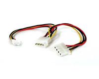 StarTech Splitter voeding 12Volt Molex + 5V FDD - thumbnail