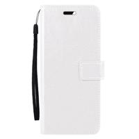 Basey Samsung Galaxy A35 5G Hoesje Book Case Kunstleer Cover Hoes - Wit - thumbnail