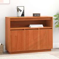 Dressoir met opslag Bruin 104,5 x 34 x 80 cm Massief grenenhout