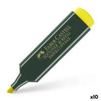 Markering Faber-Castell TEXTLINER 48 Geel (10 Stuks)