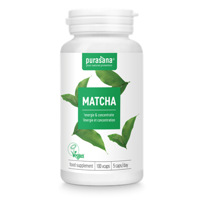 Purasana Supplementen Capsules Matcha 280 mg 100 Vcaps Purasana Supplementen Capsules Matcha 280 mg 100 Vcaps