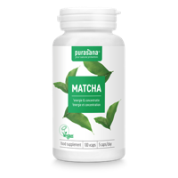 Purasana Supplementen Capsules Matcha 280 mg 100 Vcaps