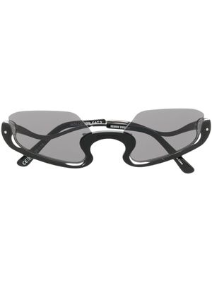 Henrik Vibskov lunettes de soleil Rollo à verres teintés - Noir
