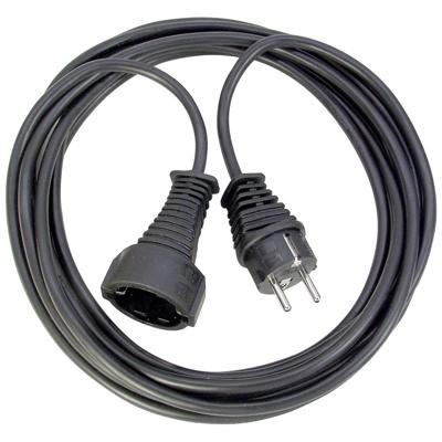Brennenstuhl 1165430 Stroom Verlengkabel Zwart 3.00 m H05VV-F 3G 1,5 mm²