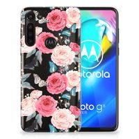 Motorola Moto G8 Power TPU Case Butterfly Roses - thumbnail