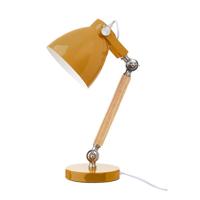Lifetime bureaulamp hout / metaal - bronze