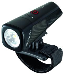 Sigma Koplamp Buster 800 LED helmhouder -Li-ion accu USB