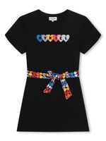 SONIA RYKIEL ENFANT robe en coton à motif cœur - Noir - thumbnail