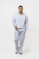 Equalité Oliver Oversized Full Zip Hoodie Grijs - Maat XXL - Kleur: Grijs | Soccerfanshop