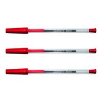 Balpen quantore stick rood | 50 stuks