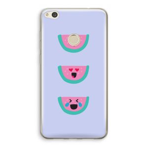 Smiley watermeloen: Huawei Ascend P8 Lite (2017) Transparant Hoesje