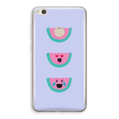 Smiley watermeloen: Huawei Ascend P8 Lite (2017) Transparant Hoesje