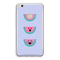 Smiley watermeloen: Huawei Ascend P8 Lite (2017) Transparant Hoesje