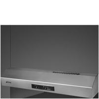Smeg KTE60E2 Afzuigkap vlakscherm Grijs Smeg KTE60E2 Afzuigkap vlakscherm Grijs