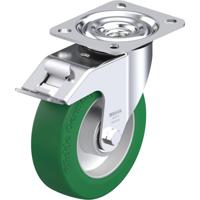 Blickle L-ALST 125K-FI Zwenkwiel met rem Wieldiameter: 125 mm Draagvermogen (max.): 250 kg 1 stuk(s)