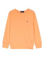 Ralph Lauren Kids sweat à motif Polo Pony brodé - Orange