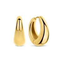Oorbellen hoops statement | kies je maat - Stainless steel GOUD - 17mm - Goud