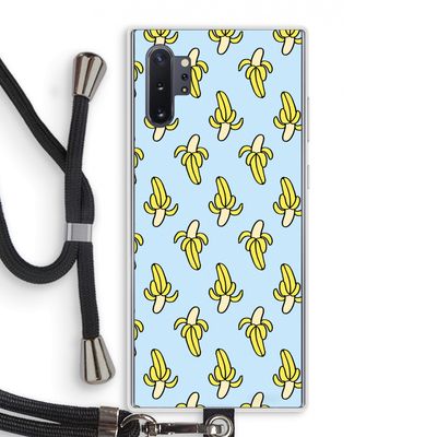 Bananas: Samsung Galaxy Note 10 Plus Transparant Hoesje met koord