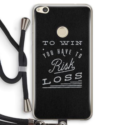 Risk loss: Huawei Ascend P8 Lite (2017) Transparant Hoesje met koord