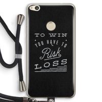 Risk loss: Huawei Ascend P8 Lite (2017) Transparant Hoesje met koord