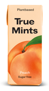 True Gum Suikervrije Peach Muntpastilles