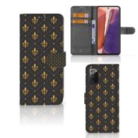 Samsung Galaxy Note 20 | Telefoon Hoesje | Franse Lelie | Portemonnee hoesje