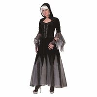 Halloween verkleed jurk vampier zwart 40-42 (L/XL)  - - thumbnail