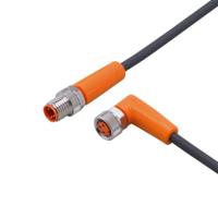 ifm Electronic EVC318 Verbindingskabel Aantal polen (sensoren): 4, 3 Stekker, recht, Bus, haaks 2 m 1 stuk(s)