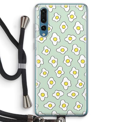 Spiegeleitjes: Huawei P20 Pro Transparant Hoesje met koord
