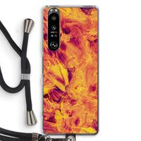 Eternal Fire: Sony Xperia 1 III Transparant Hoesje met koord