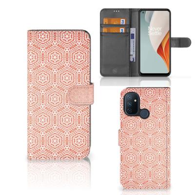 OnePlus Nord N100 | Telefoon Hoesje | Pattern Orange