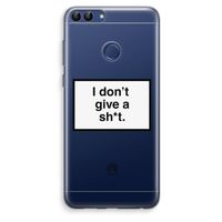 Don't give a shit: Huawei P Smart (2018) Transparant Hoesje