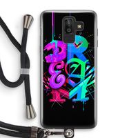 Dream: Samsung Galaxy J8 (2018) Transparant Hoesje met koord
