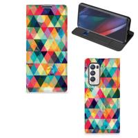 OPPO Find X3 Neo | Hoesje met Magneet | Geruit