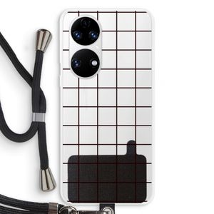 Rooster: Huawei P50 Transparant Hoesje met koord