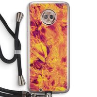 Eternal Fire: Motorola Moto G6 Transparant Hoesje met koord